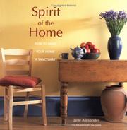 Cover of: Spirit of the Home: How to Make Your Home a Sanctuary