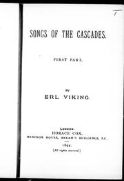 Songs of the cascade