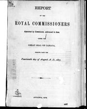 Report of the royal commissioners