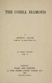 Cover of: The cobra diamond by Lillie, Arthur