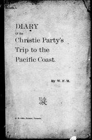 Cover of: Diary of the Christie party