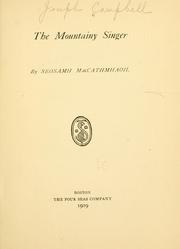 Cover of: The mountainy singer by Joseph Campbell