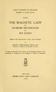 Cover of: magnetic lady: or, Humors reconciled