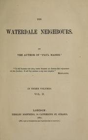 Cover of: The Waterdale neighbours