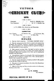 Cover of: Rules