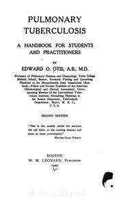Cover of: Pulmonary tuberculosis: a handbook for students