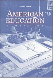 Cover of: American Education by Wayne J. Urban, Jennings L. Wagoner