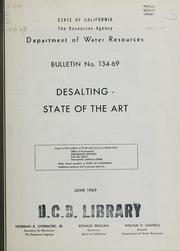 Cover of: Desalting - state of the art. by California. Dept. of Water Resources.