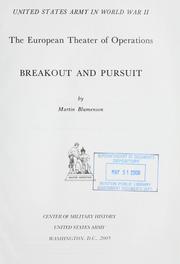 Cover of: Breakout and pursuit