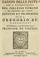 Cover of: Saggio delle feste che si apparecchiano nel Collegio Romano in honore de' santi Ignatio et Francesco da N.S. Gregorio XV. canonizati all' illustrissimo & eccellentissimo signor principe de Venosa.