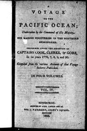 Cover of: A voyage to the Pacific Ocean by compiled from the various accounts of that voyage hitherto published.