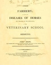 Cover of: Cases in farriery by John Shipp