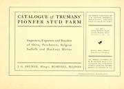 Catalogue of Truman's Pioneer Stud Farm by Truman's Pioneer Stud Farm.