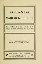 Cover of: Yolanda, maid of Burgandy