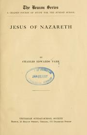 Cover of: Jesus of Nazareth