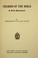 Cover of: Charms of the Bible