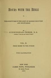 Cover of: Hours with the Bible by John Cunningham Geikie