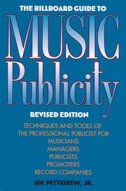 The Billboard guide to music publicity by Jim Pettigrew