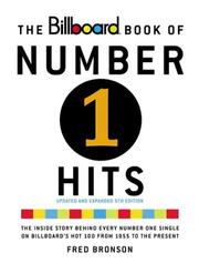 The Billboard book of number one hits by Fred Bronson
