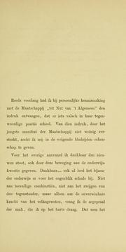 Cover of: De Nuts Beweging. by Abraham Kuyper