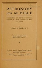 Astronomy and the Bible by Lucas Albert Reed