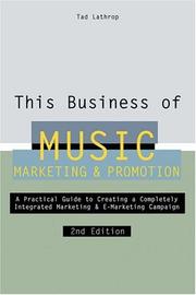 Cover of: This Business of Music Marketing and Promotion