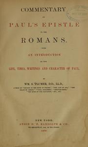 Commentary on Pauls Epistle to the Romans.