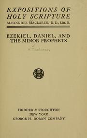 Cover of: Ezekiel, Daniel, and the minor prophets