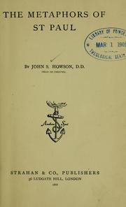 Cover of: The metaphors of St. Paul by J. S. Howson