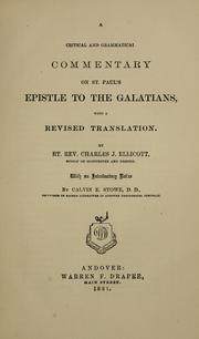 Cover of: Commentaries critical and grammatical, on the Epistles of Saint Paul: with rev. translations.