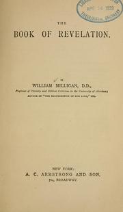 Cover of: The book of Revelation by William Milligan