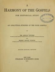 Cover of: A harmony of the gospels for historical study | 