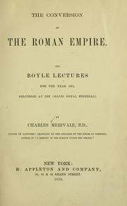 Cover of: conversion of the Roman empire | Charles Merivale