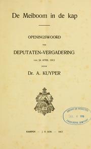 Cover of: De meiborn in de kap by Abraham Kuyper