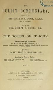 Cover of: Gospel of St. John.