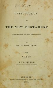 Cover of: Introduction to the New Testament.