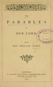 Cover of: parables of Our Lord ...