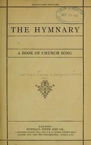 The hymnary by William Cooke