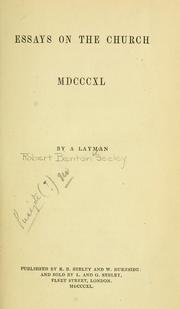 Cover of Essays on the church