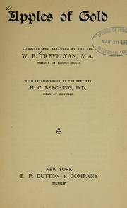 Cover of: Apples of gold | W. B. Trevelyan