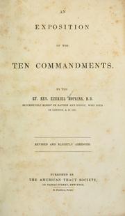 Cover of: exposition of the ten commandments