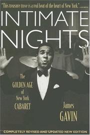 Cover of: Intimate Nights: The Golden Age of New York Cabaret