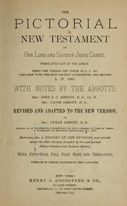Cover of: The pictorial New Testament