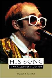 Cover of: His Song by Elizabeth Rosenthal