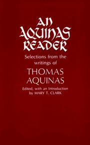 Cover of: An Aquinas Reader: Selections from the Writings of Thomas Aquinas