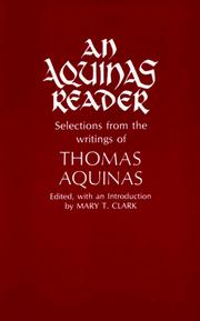 Cover of: An Aquinas Reader by Mary T. Clark