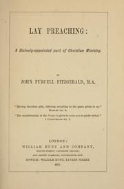 Cover of: Lay preaching by John Purcell Fitzgerald, John Purcell Fitzgerald