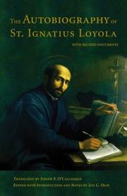 Cover of: The Autobiography of St. Ignatius Loyola by John Olin