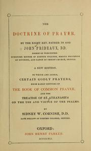 Cover of: The doctrine of prayer