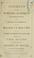 Cover of: Address delivered by the Right Rev. J.W. Colenso, D.D., Lord Bishop of Natal, at the seventh session of the Church Council of the Diocese of Natal held at Durban, October 17th & 18th, 1882